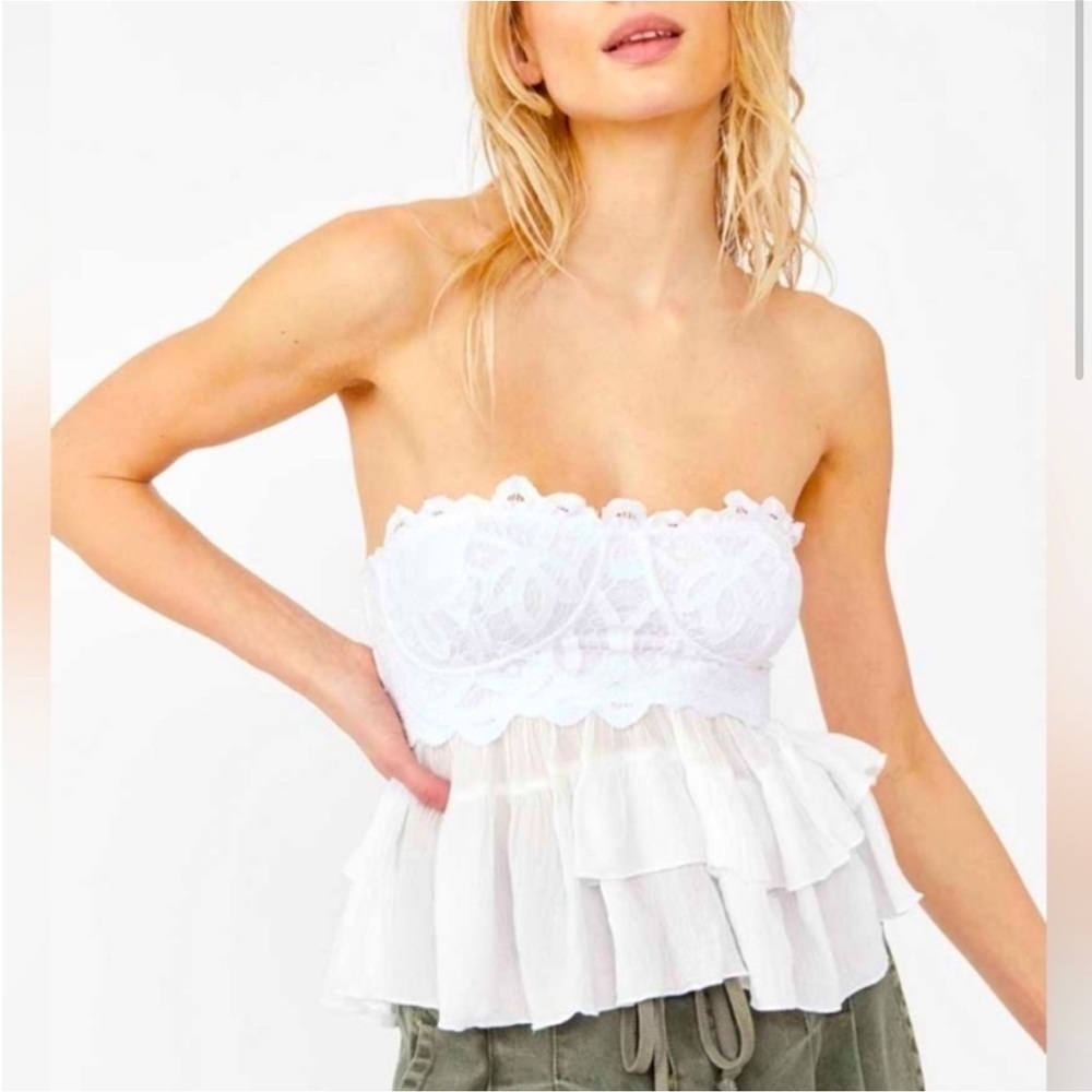 Free people Adella corse in hazelnut